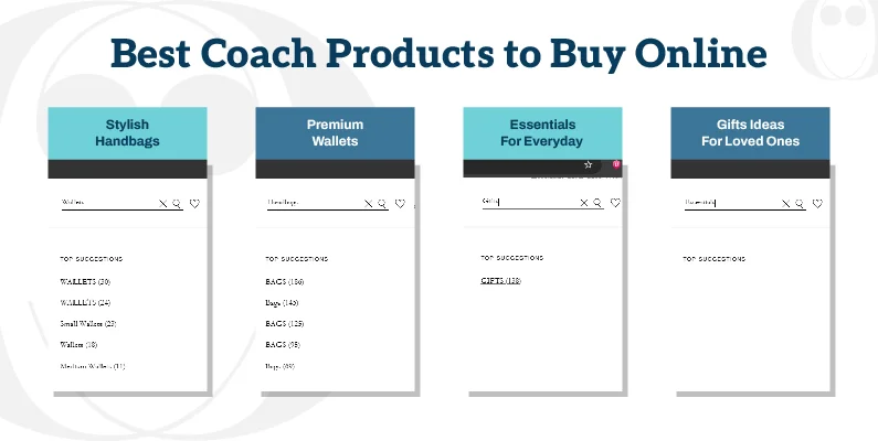 Best Coach Products to Buy Online